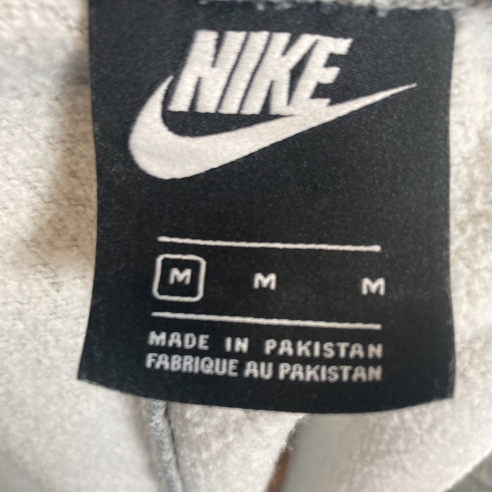 Nike Shorts Boy Sz Medium Just Do It Heather Gray Sweat Drawstring Waist Casual - Picture 8 of 11